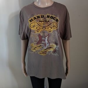 Hard Rock Cafe Guitar Las Vegas tshirt, size large